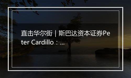 直击华尔街｜斯巴达资本证券Peter Cardillo：关税、通胀、美联储政策是2025年美股市场三大变量