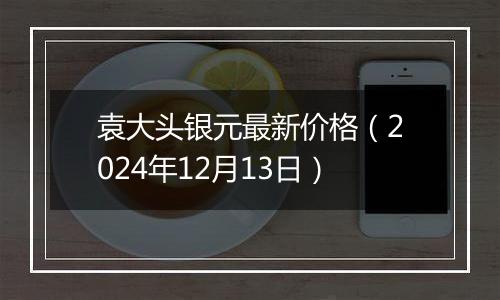 袁大头银元最新价格（2024年12月13日）